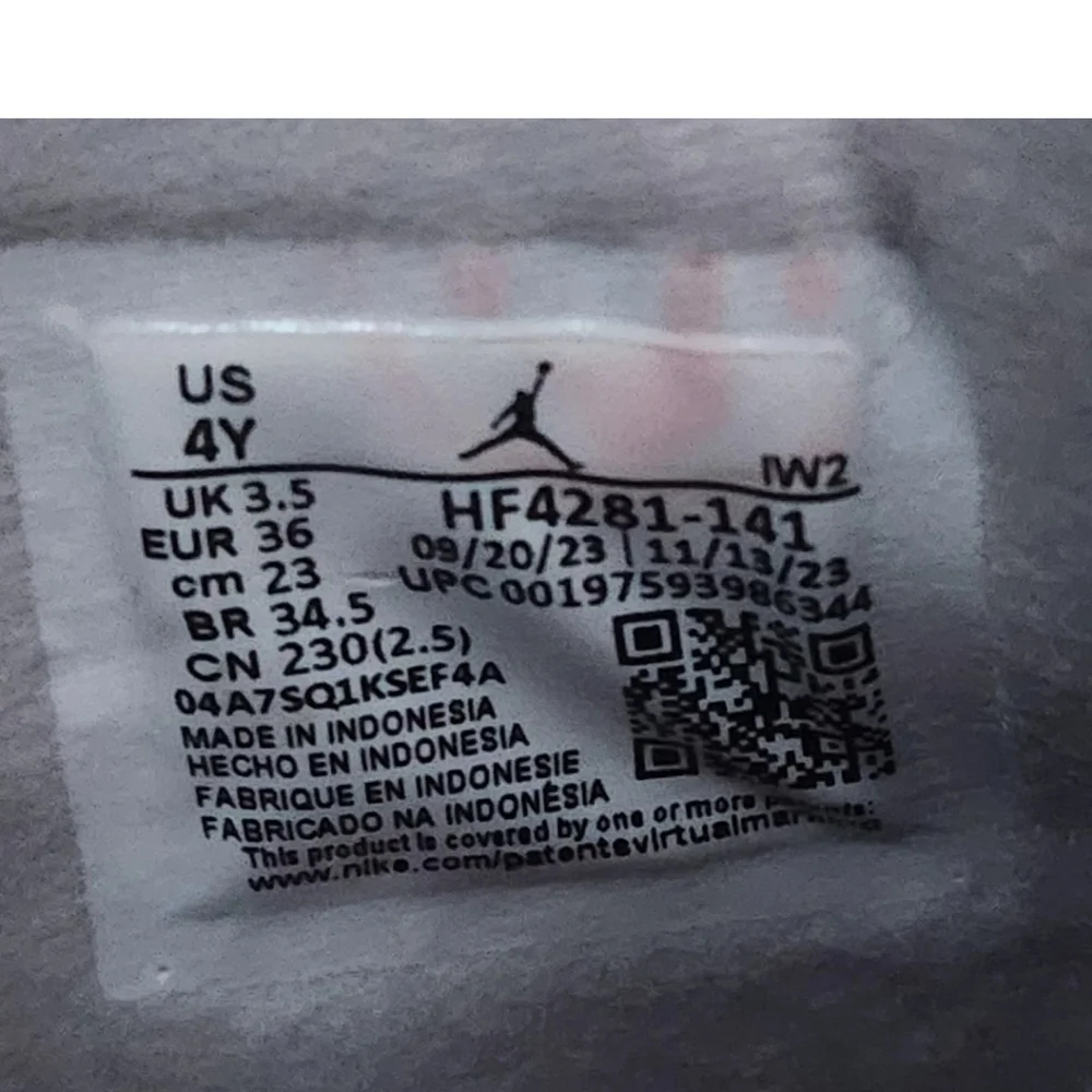 Nike Air Jordan 4 Retro Military HF4281-141 Youth Sz 4 / Women's Sz 5.5 B Grades - Picture 6 of 7